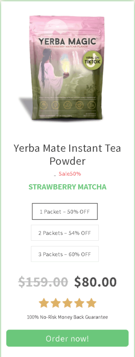 Yerba Magic Package price